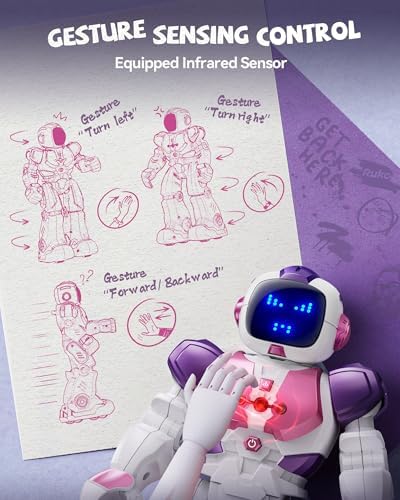 Ruko 18011 Smart Robot Dog Toy for Kids and 6088 Pink Robot Toys for Kids