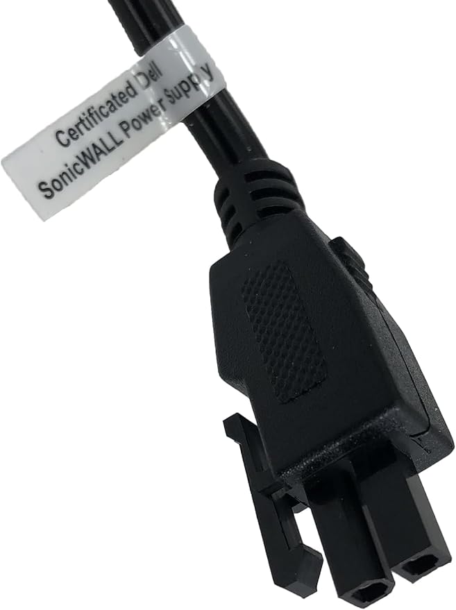 12V 2A Power Adapter Compatible with SonicWall TZ300 TZ350 TZ400 TZ500 Firewall 2 Pin Rectangular Plug Replacement Power Supply