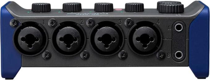 Zoom AMS-44 USB Audio Interface, 4 Inputs, 4 Outputs, Direct Monitoring, for Recording and Streaming on PC, Mac, iOS, and Android Bundle with MDR-7506 Professional Stereo Headphones + More