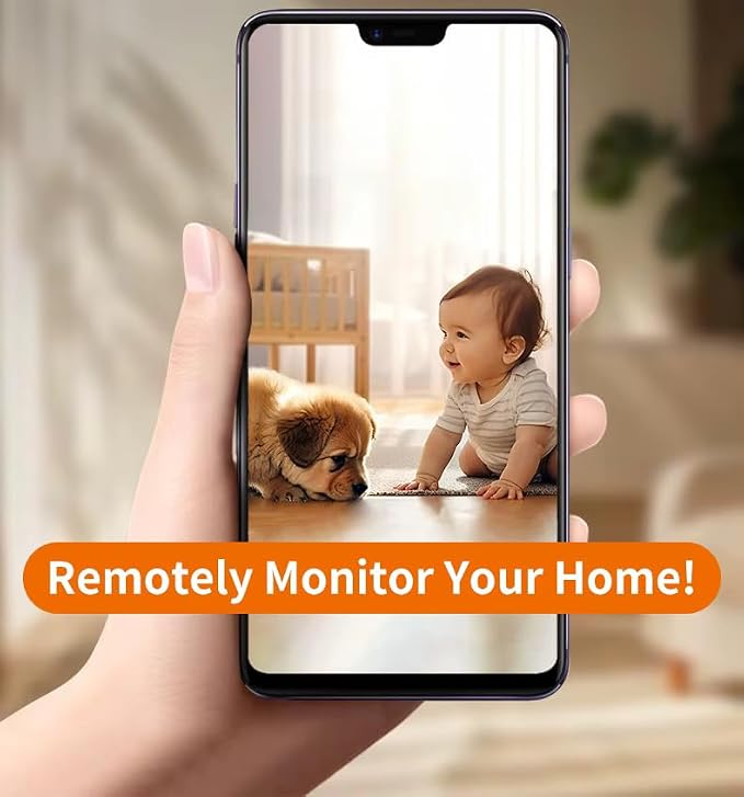 LeHo Smart Pet Robot Camera, 1080p HD Wi-Fi, Whole-House Mobility Pet Monitoring Camera, 2-Way Audio, Motion Detection, Night Vision, App Control, and Rechargeable Battery for Dogs & Cats