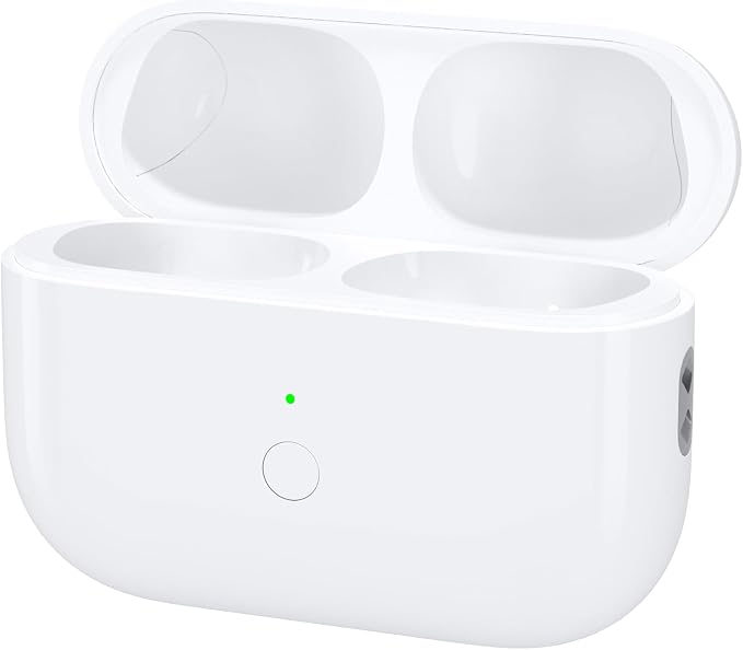 JKV Wireless Charging Replacement for AirPod Pro 1st 2st Charging Case with USB C Port, Only Compatible with AirPod Pro 2 Charging Case with Bluetooth Pairing Sync Button, no Airpod