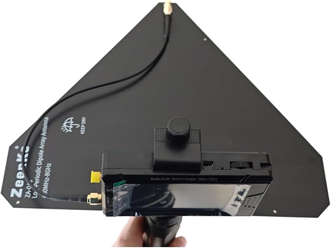 AURSINC ZA-048 LDPA Log-Periodic Dipole Array Antenna 400MHz-8GHz for Tinysa Ultra Spectrum Analyzer