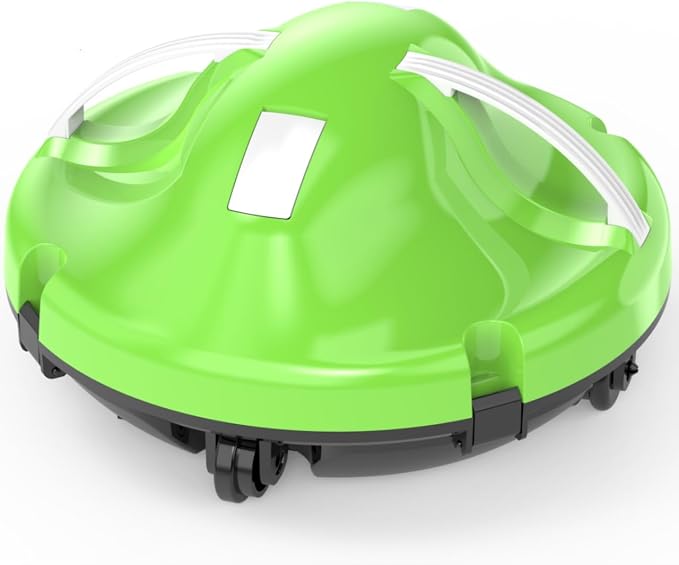 GMAPLAE Cordless Pool Vacuum for Above Ground Pool, Robotic Pool Cleaner with Dual Motors Strong Suction, 130 Mins Runtime, Auto-Parking, Pool Cleaner Robot for Inground Flat Pools Up to 1100 Sq.Ft