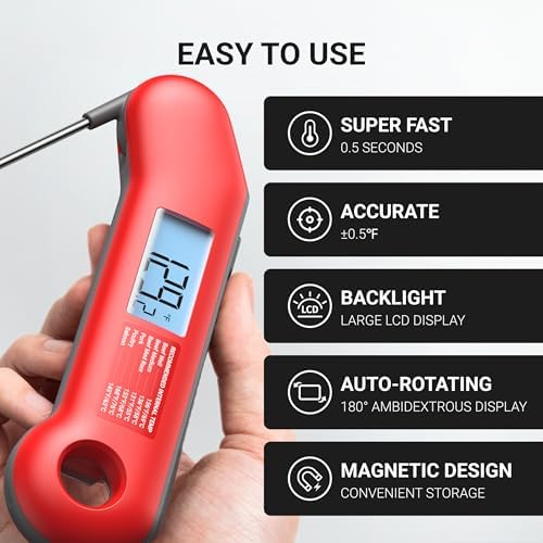ThermoMaven Wireless Meat Thermometer Bundle with Instant Read Meat Thermometer