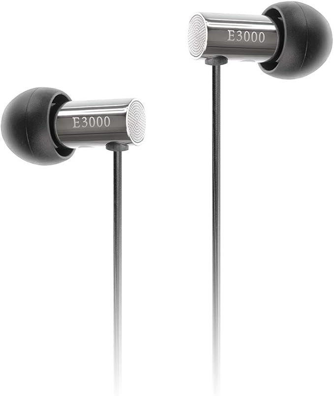Final Audio Design High Resolution Headphone - Stainless Steel (E3000) Black