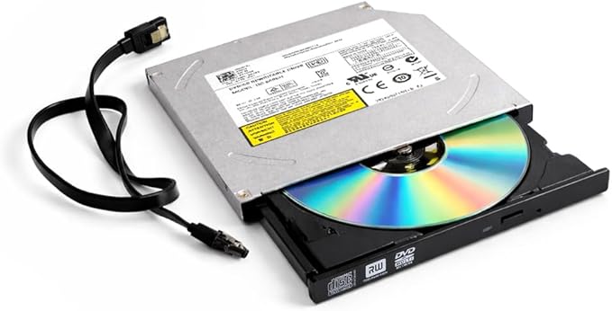 12.7mm Slim DVD RW SATA Optical Drive, Internal DVD+RW CD-RW Burner, Replacement for Dell Optiplex 390 790 990 3010 3020 7010 7020 9010 9020 Small Form Factor SFF, 41G50
