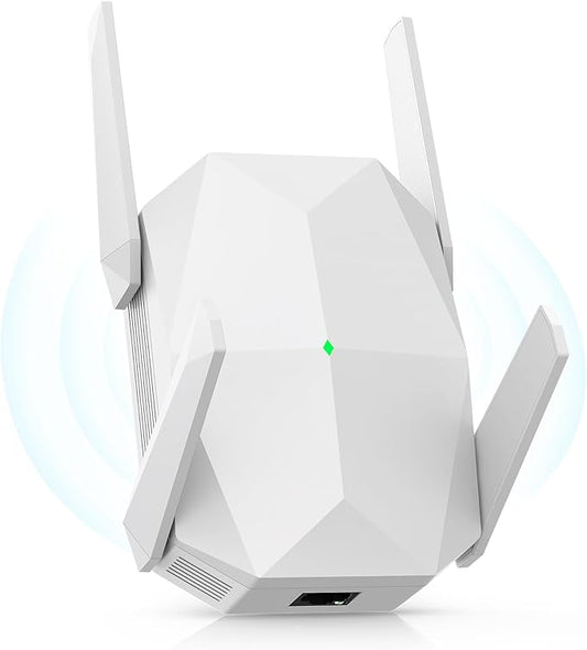 2026 AX3000 WiFi 6 Extender Signal Booster, Multi-Link Connectivity Internet Extender WiFi Booster for Home, Dual Band Long Range WiFi Repeater, Up to 19000 Sq. Ft.