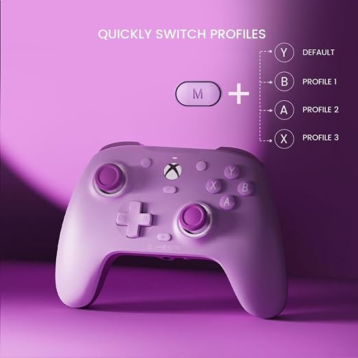 GameSir G7 SE Wired Controller for Xbox Series X|S, Xbox One & Windows 10/11, Plug and Play Gaming Gamepad with Hall Effect Joysticks/Hall Trigger, 3.5mm Audio Jack (Purple)
