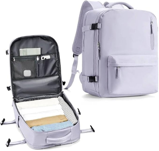WONHOX Large Travel Backpack Carry on Flight Approved Laptop Work Business Backpack for Women Men Mochila de Viaje