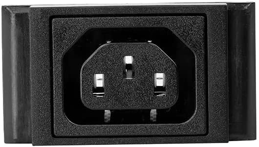 L6-50P 50 Ampere Rack Mounted PDU Power Socket with 8-Position C13 Socket Output Circuit Breaker Protection, Aluminum Alloy Shell 6-Foot 8AWG Cable (C13-08-S)