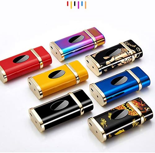 Plasma Electric Arc Lighters Rechargeable USB Lighter Flameless Portable Pocket Cigarette Lgnition with LED Battery Indicator (Blue)