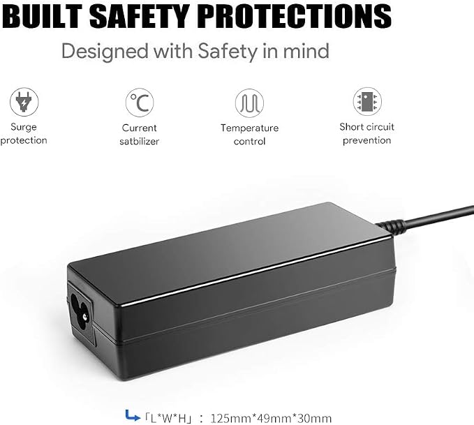 KFD 54V Power Supply for Cisco Meraki MX68 MX65 MX68W MX68CW MX68-HW MX68W-HW MX68CW-HW SD-WAN MX6x Routers MA-PWR-100WAC 640-76010 640-47010 54V 1.85A 1.67A 90W 100W Cisco Router Power Cord Adapter