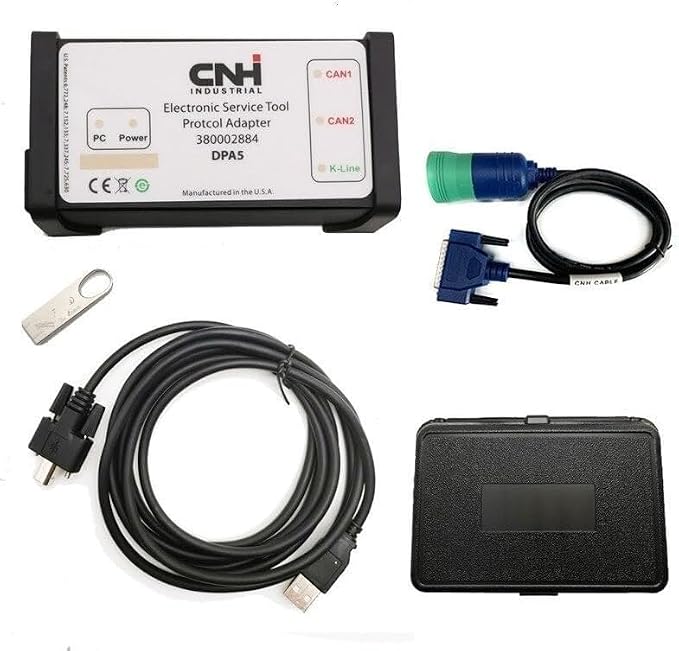 380002884 V8.6 EST DPA5 Diagnostic Tool Kit Dearborn Protocol Adapter 5 for New Holland Electronic Service Tools (EST) forCNH Tractor Loaders