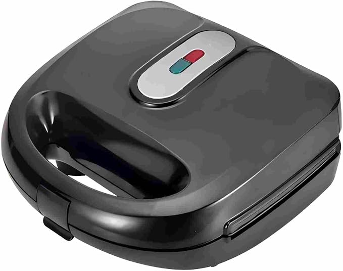 10 in 1 Panini Press Sandwich Maker 750W,Egg Sandwich Maker Panini Press with Removable Non-Stick Paltes,Cool Touch Handle,Easy to Clean,for Making Breakfast,Egg,Mini Waffle,Kitchen Appliances,Black