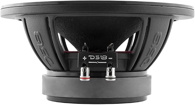 DS18 PRO-ZXI8.4BM 8 Inches Car Audio Mid-Range Loudspeaker with Bullet 700 Watts 4-Ohm (1 Speaker)