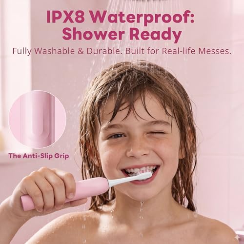 SAKYPRORAL Couple Electric Toothbrush Gift（2 Sets, Pink and Black