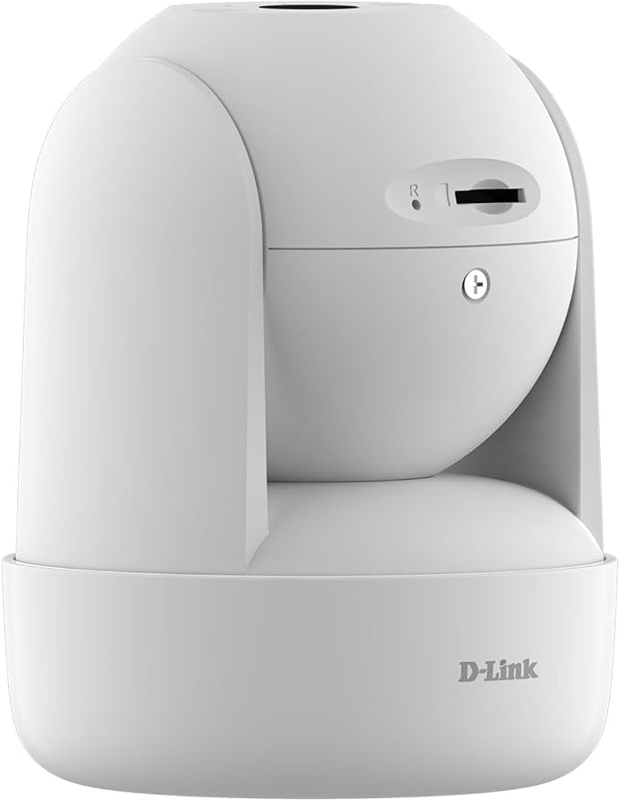 D-Link Indoor Pan & Tilt Wi-Fi Camera w/ 360 Degree View, Full 2K 1296p Resolution, Sound & Motion Detection, 2-Way Audio, Cloud & Local Recording, Night Vision (DCS-6501LH)