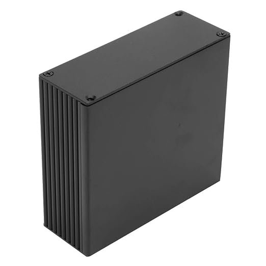 Circuit Board PCB Instrument Aluminum Cooling Box DIY Electronic Project Enclosure Case Shell Box for Electronic Products Heat dissipating