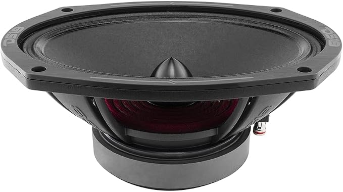 DS18 PRO-ZXI694BM 6 X 9 Inches Pro Audio Mid-Range Loudspeaker with Bullet and Grill 600 Watts 4-Ohm (1 Speaker)