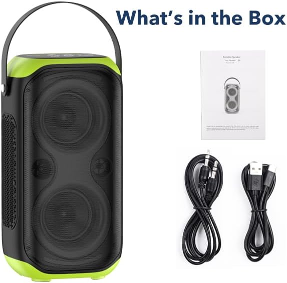 Bluetooth Speaker 160W Loud Wireless Outdoor Portable Big Powerful Deep Bass Sound TWS Large Home Party Speakers with Subwoofer LED Lights