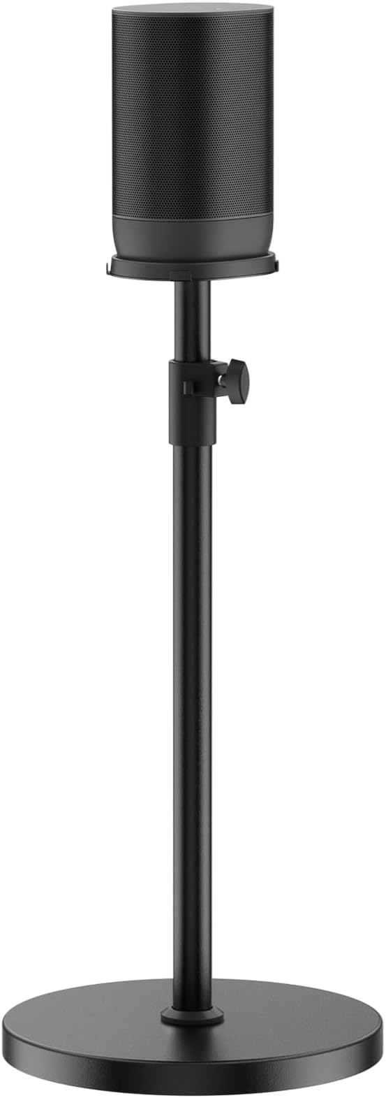 Height-Adjustable Speaker Stand for Sonos Move Stand, Heavy-Duty Floor Stand for Sonos Move & Move 2 with Concealed Power Cord Design, Easy Installation, Black
