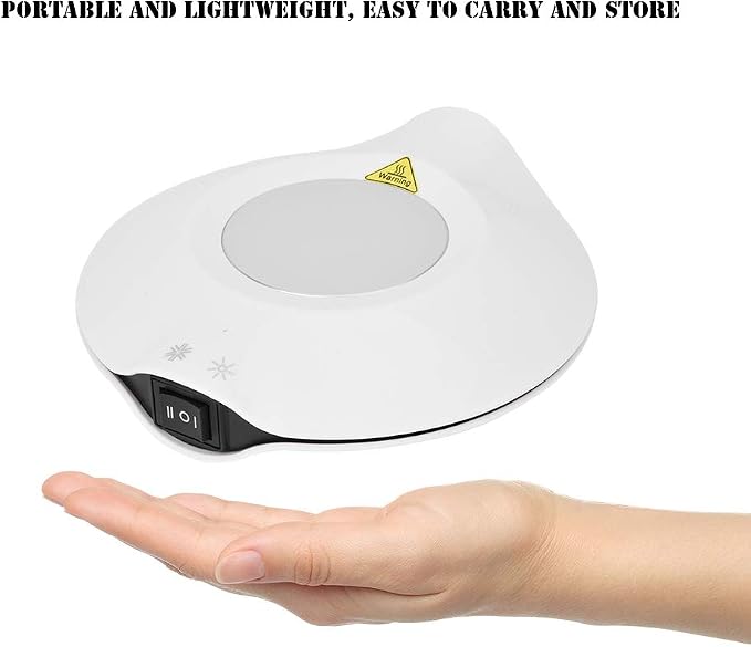 USB Coaster,Cup Pad,Coaster,USB Charging Mat,Insulated Pad Mat,Dual Use USB Cooler Warmer Cup Coffee Tea Beverage Cans Cooler & Warmer Heater Chilling Coasters,(White)
