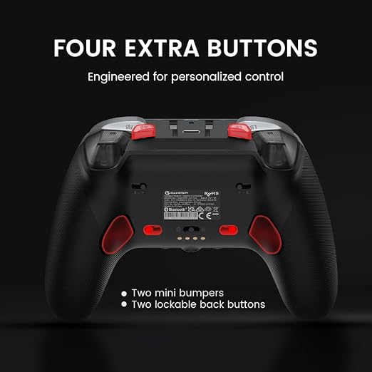GameSir G7 Pro Wired Controller for Xbox Series X|S, Xbox One, Wireless Gamepad for PC&Android with TMR Sticks, Hall Effect Analog Triggers, 1000Hz Polling Rate, 3.5mm Audio Jack - Silver