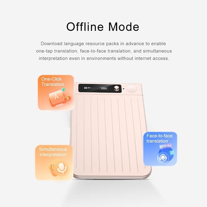 AI Voice Recorder, App Control, Transcribe & Summarize with AI Technology, 64GB Memory, One-Touch Recording, Audio Recorder for Lectures, Meetings, Calls with Protective case