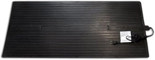 Cozy Products Super Foot Warmer, Portable Heated Rubber Mat, Ideal Space Heater for Home, Office, Garage, and Car, 135 Watts, Black, 36.5" x 16" x 0.25"