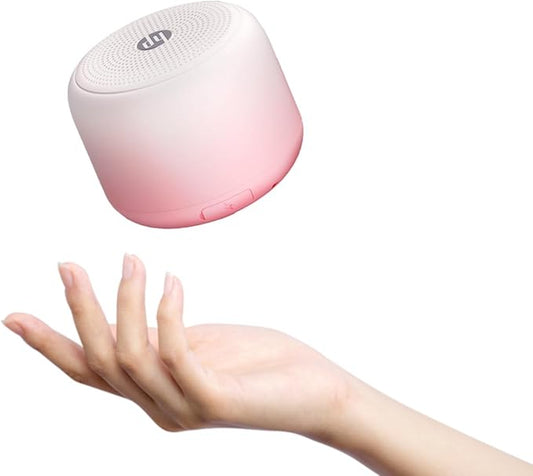 HP Portable Bluetooth Speaker, Wireless Mini Speaker with HiFi Stereo Sound, IPX7 Waterproof, 15H Playtime, TWS Pairing for Outdoor, Travel, Home, PC, Laptop, Gifts for Men Women (Gradient Pink)