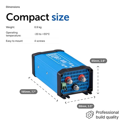 Victron Energy Orion 24/12-Volt 70 amp DC-DC Converter | Non-isolated, High power