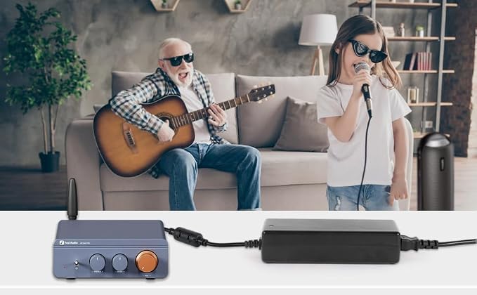 Fosi Audio 32V 5A 160W Power Adapter Supply for Home Audio Bluetooth Stereo 2 Channel 2.1CH Receiver Amplifier Mini Hi-Fi Class D Integrated Amp