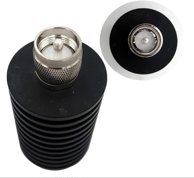 BECEN 50 Watt PL259 Dummy Load - 50 Ohm UHF Dummy Load for Ham Radio, DC to 1.0Ghz Lower VSWR 50 Watt PL259 Termination Load for Antenna Testing, SWR Measurement, and Radio Transmitter (50 Watt)