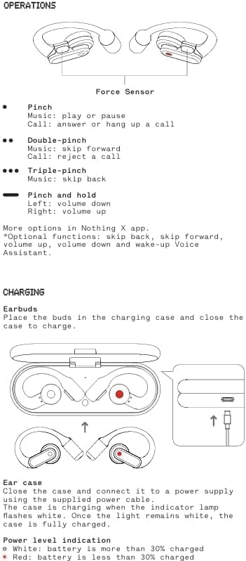 Nothing Ear (open) Ultra-light Open Ear Headphones with Adjustable Earhooks, Multipoint Connection Bluetooth Earbuds with Clear Voice Technology for AI Calls, IP54, Fast Charging, ChatGPT Supported