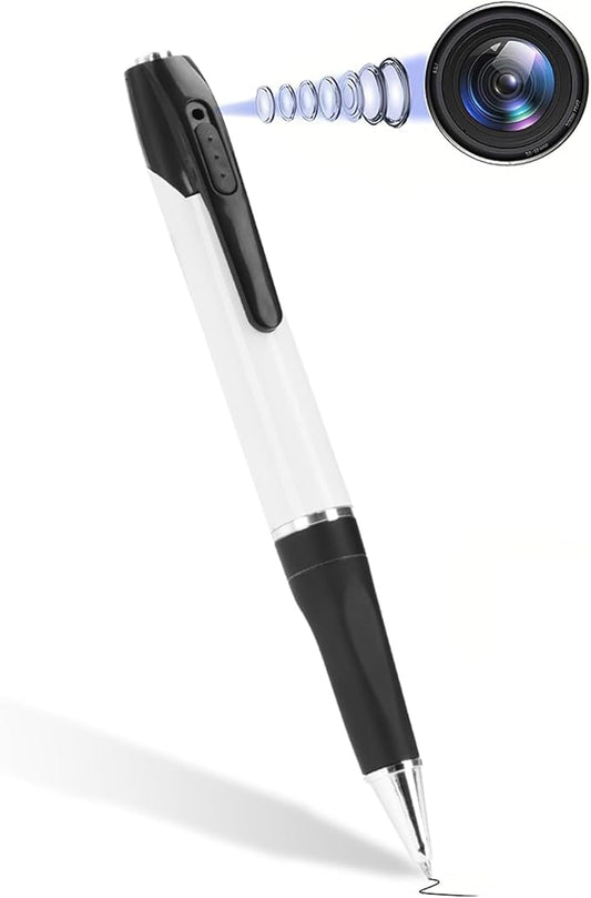 128GB Camera Pen,1080P HDwith Voice Recorder with Mini Camera, Loop Recording, One-Touch Operation for Meetings, Lectures, Notes