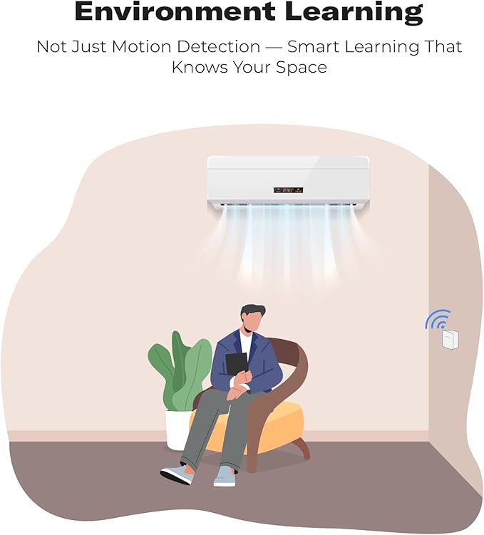 THIRDREALITY Presence Sensor R2,24GHz mmWave Radar,Adjustable Sensitivity,Zigbee Hub Required,Battery Powered,Support Home Assistant,SmartThings,Homey or Echo Devices with Built-in Zigbee hub
