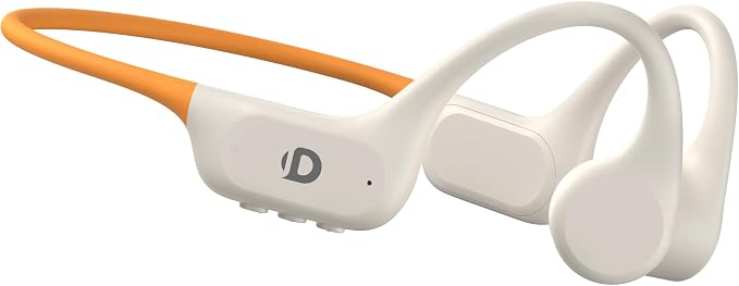 DEMICEA Open Ear Sport Headphones, Soft Silicone Wireless Bone Conduction Earphones, Powerful Bass, 10H Lasting, Multipoint Capable, Quick Charge, Built-in 32GB MP3