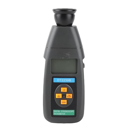 DT2239B NonContact LED Digital Tachometer High Precision RPM Meter for Industrial Motor Speed Measurement Tool with Stroboscope Function