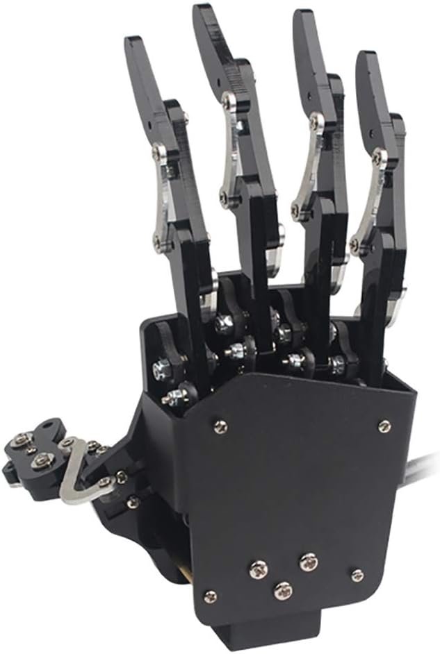 Robot Hand Five Fingers Solely Movement Bionic Robot Mechanical Arm DIY, Right Hand