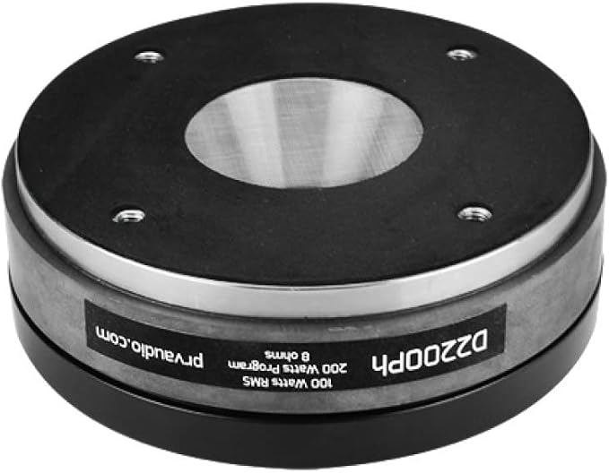 PRV AUDIO Compression Driver D2200Ph - 2 Inch Exit Phenolic Compression Driver for Mid High Vocals - Midrange Pro Car Audio Systems
