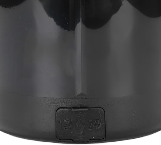 Car Kettle, 1300ml Stainless Steel Leak Proof Travel Electric Hot Water Boiler with LCD Display for Drivers Business Travelers, 12V 24V