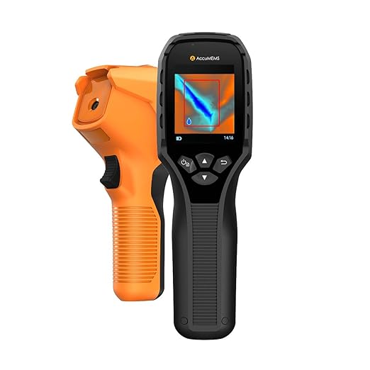 GT16S Thermal Imaging Camera with AI Scene Detection & Thermometer Mode, 240×240 UIRA IR Resolution, -4°F~1202°F, 25Hz,11H Battery,<50mK NETD Infrared Camera for HVAC Building Home Inspection