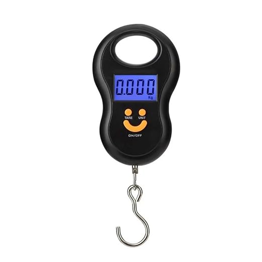 Electronic 50Kg 10g Hanging Scale Kitchen Digital Scale Backlight Fishing Weights Pocket Scale Travel Luggage Scales