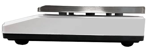 Polit KOIN Digital Food Scale 40lb – High-Capacity Rechargeable Kitchen & Packing Scale with Stainless Tray, 1g Precision and 3-Color Indicator for Baking, Meal Prep and Vendors