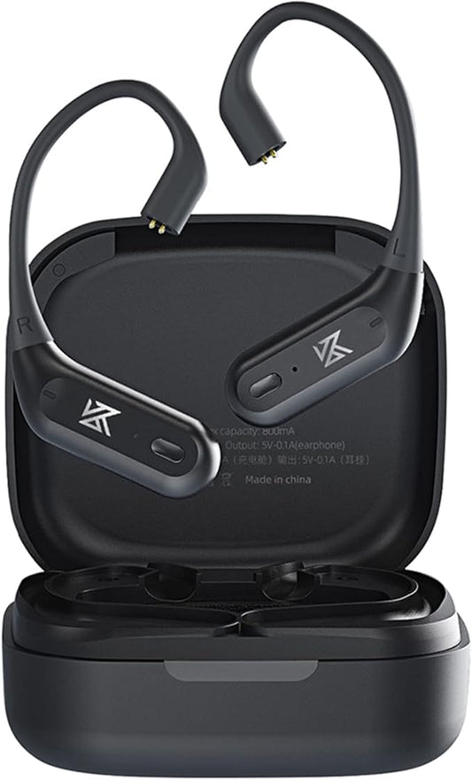 CCA KZ AZ09 PRO Bluetooth 5.2 Module IEM Bluetooth Adapter Waterproof Ear Hook Extra Long Battery Life Cable for KZ ZS10 PRO/ZSN Pro X/ZSN PRO/ZEX PRO/AS16 PRO/Zax/DQ6 Polaris/C12/CRA PRO(C pin)