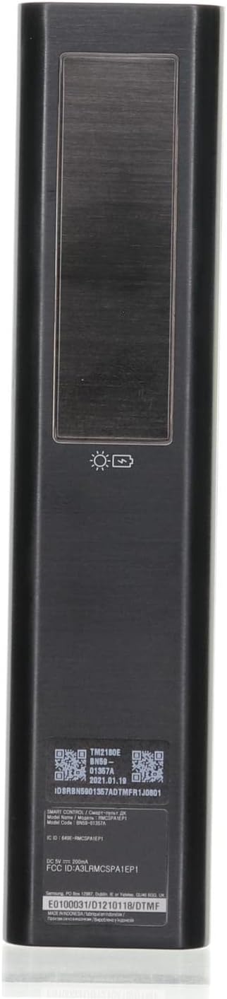 Original BN59-01357A Solar Cell Voice Smart Samsung Remote Control - Solar Charging for Samsung 2021 and 2022 Smart TVs. Also BN59-01357F Full Function Replacement - Dan's Originals