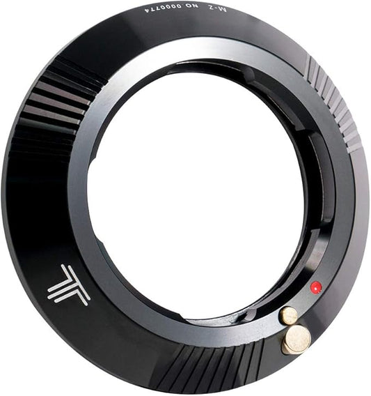 TTArtisan Lens Adapter Converter Ring for Leica M Mount Lenses Convert to Z Mount Camera Body Z6 Z7 Z6II Z7II Black