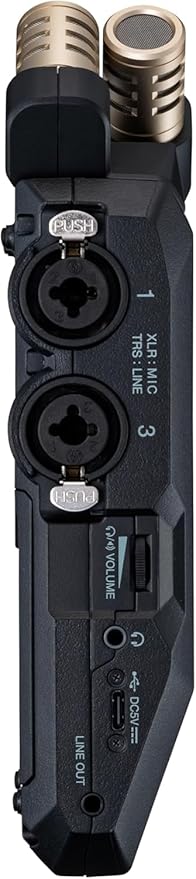 Zoom H6essential 6-Track 32-Bit Float Portable Audio Recorder Bundle with APH-6e H6essential Accessory Pack with Hairy Windscreen, Padded Shell Case, AC Adapter, & USB C-Cable (H6e + APH6E Bundle)