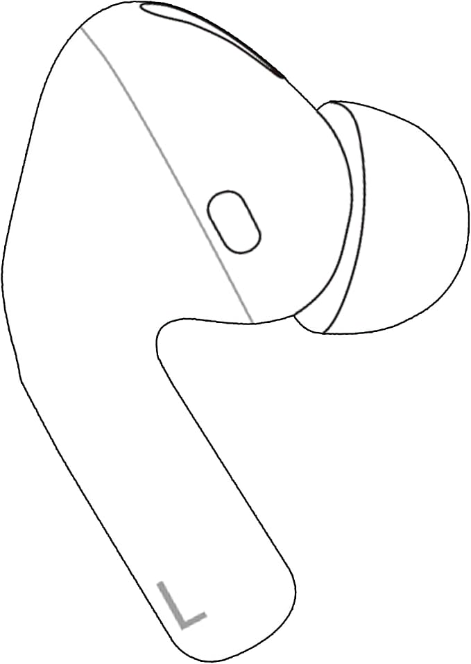 Orignal OEM Single Earbud for Left Apple Airpods Pro 1st Gen Earbud,Left Ear Side Only(A2084)