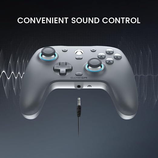 GameSir G7 SE Wired Controller for Xbox Series X|S, Xbox One & Windows 10/11, Plug and Play Gaming Gamepad with Hall Effect Joysticks/Hall Trigger, 3.5mm Audio Jack-Gray